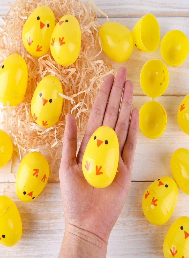TUPARKA 36Pcs Easter Eggs Bulk Fillable Easter Eggs Plastic Easter Chicken Eggs for Basket Stuffers, Egg Hunt, Party Supplies - Image 3